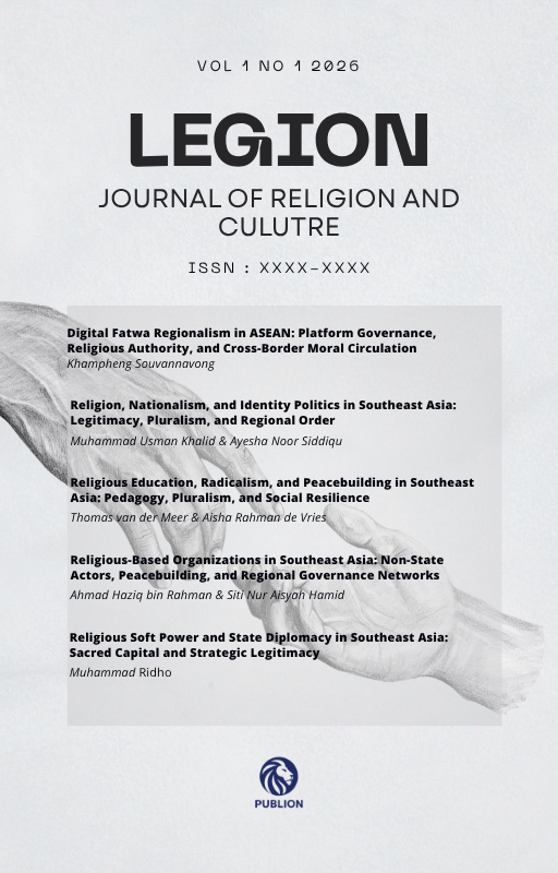 					View Vol. 1 No. 1 (2026): Legion: Journal of Religion and Regional 
				