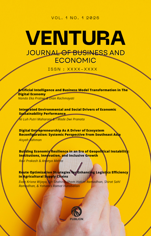 					View Vol. 1 No. 1 (2026): Venture : Journal of Business and Economics
				